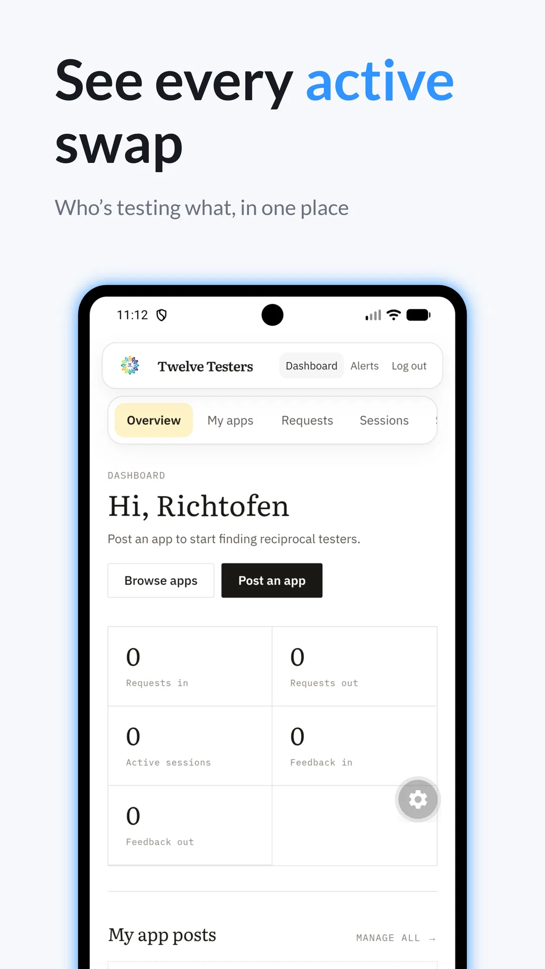 Twelve Testers screenshot
