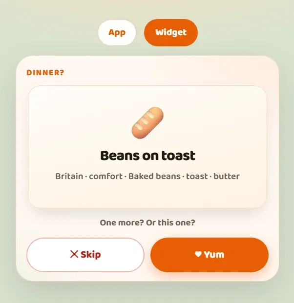 What2Eat screenshot