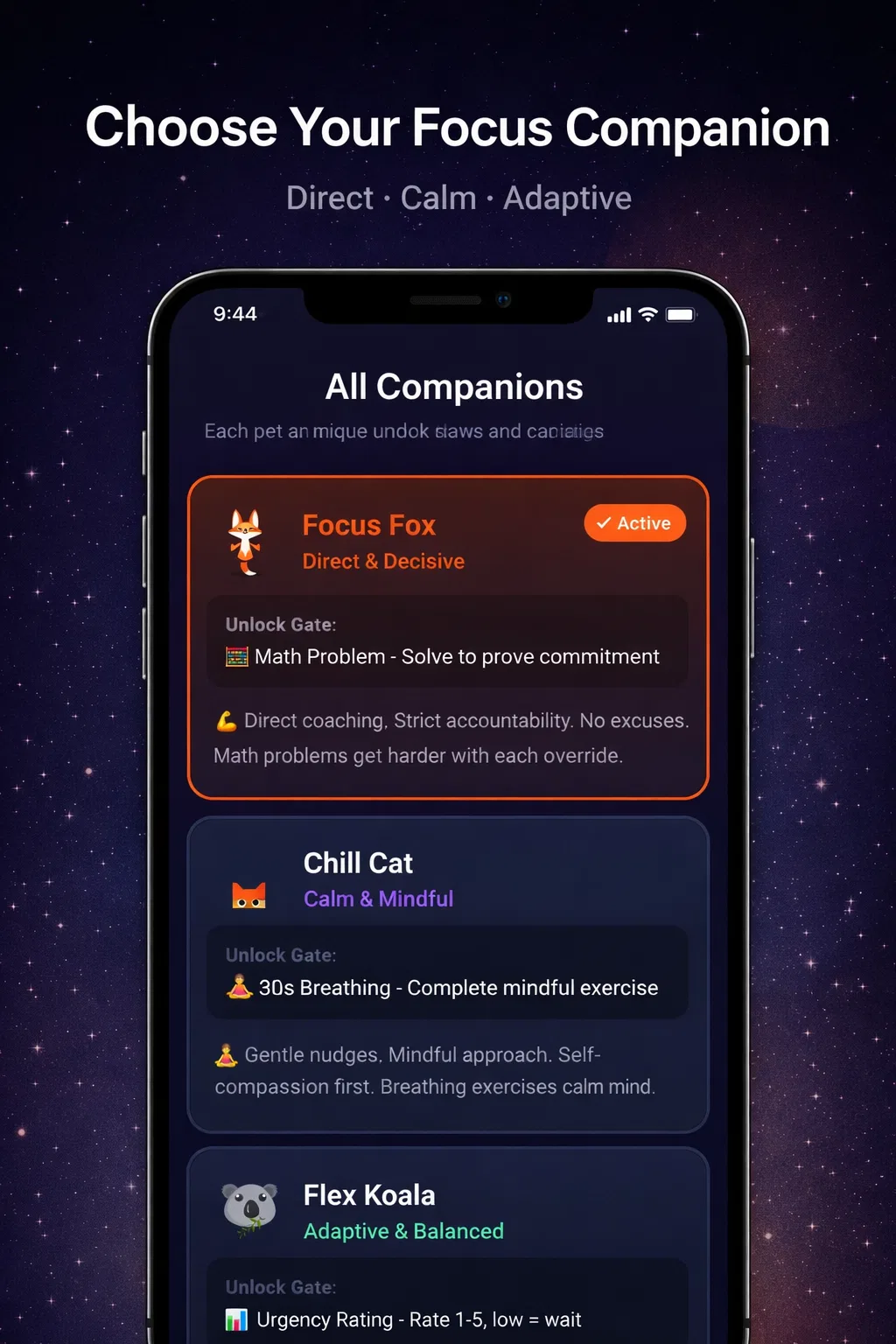 MindFocus screenshot